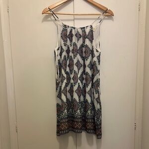 Sweet Wanderer Black and White Sleeveless Sundress